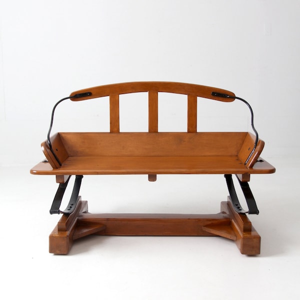 vintage buckboard bench, wagon bench