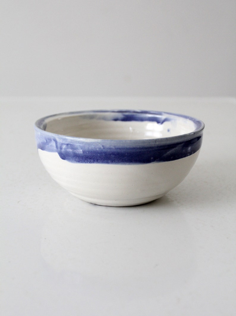 vintage studio pottery bowl image 4