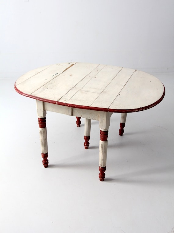 Antique 5 leg drop leaf table deals