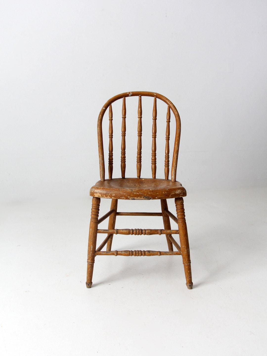 Antique Farmhouse Windsor Chair, Spindle Back Chair - Etsy
