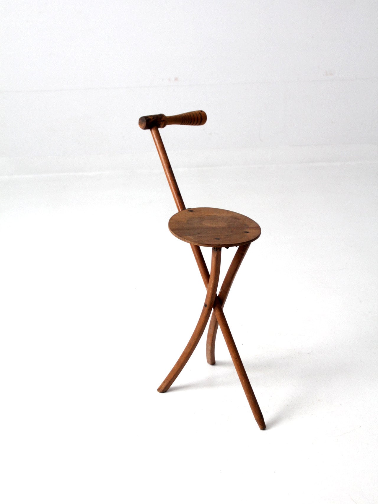 Vintage Stafford-johnson Walking Stick Stool - Etsy