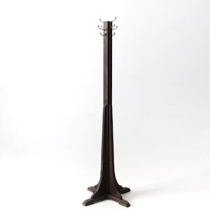 antique wooden coat rack