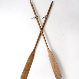 vintage Smoker&#39;s Reliable wooden oars pair