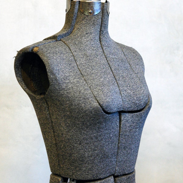 RESERVE - Dress Form - Mid Century Adjustable Form
