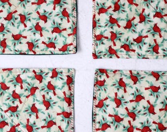 vintage handmade holiday placemats set of 6