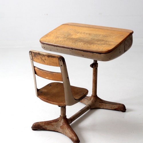 Vintage School Desk - Etsy