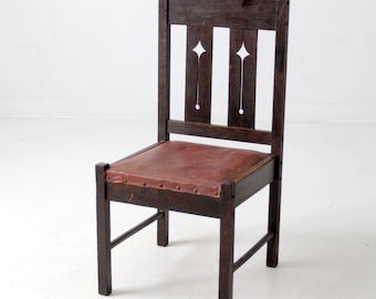 antique Mission style chair