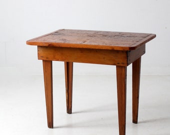 antique primitive accent table