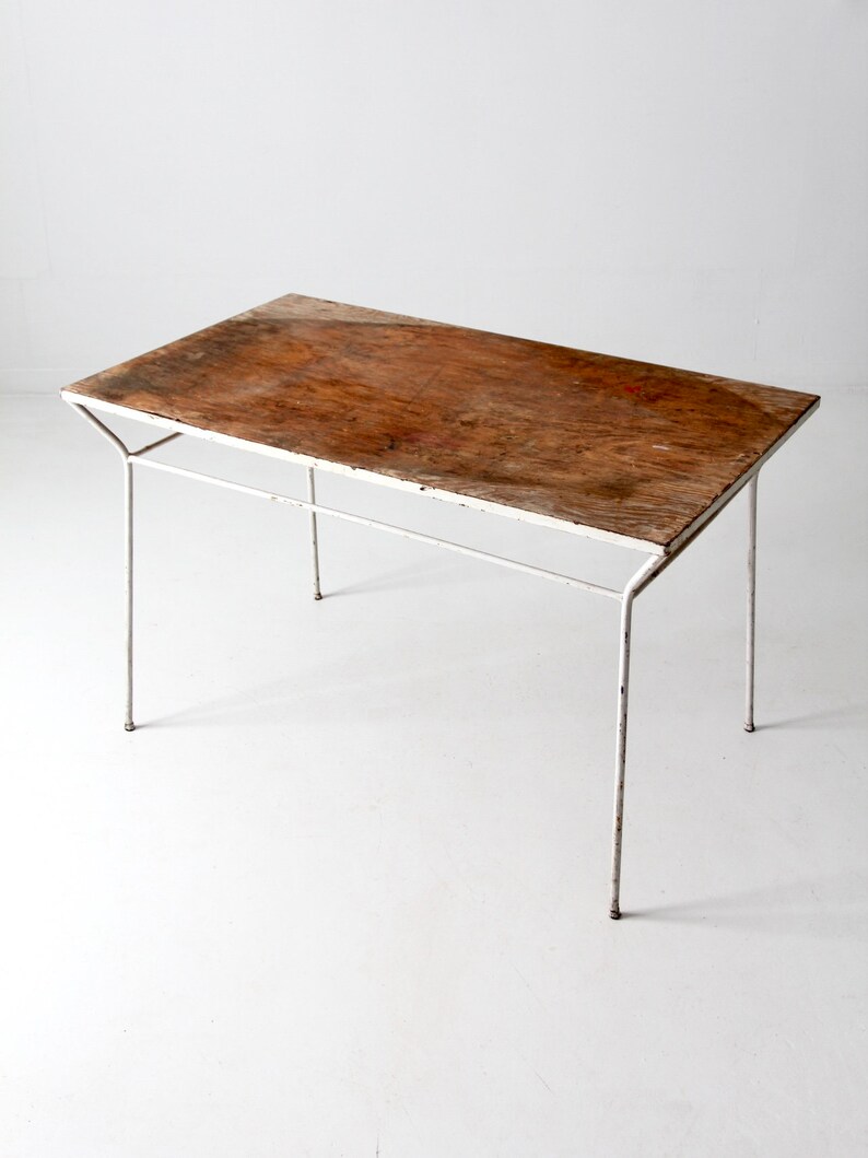 Midcentury Patio Table Etsy