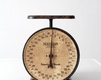 vintage Hanson kitchen scale
