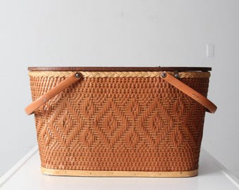 cesta de picnic vintage