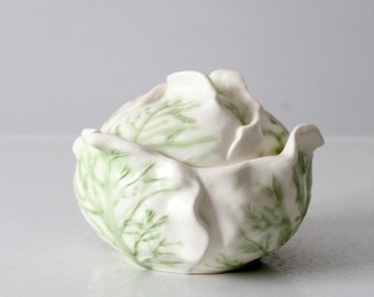 vintage Holland Mold cabbage bowl with lid