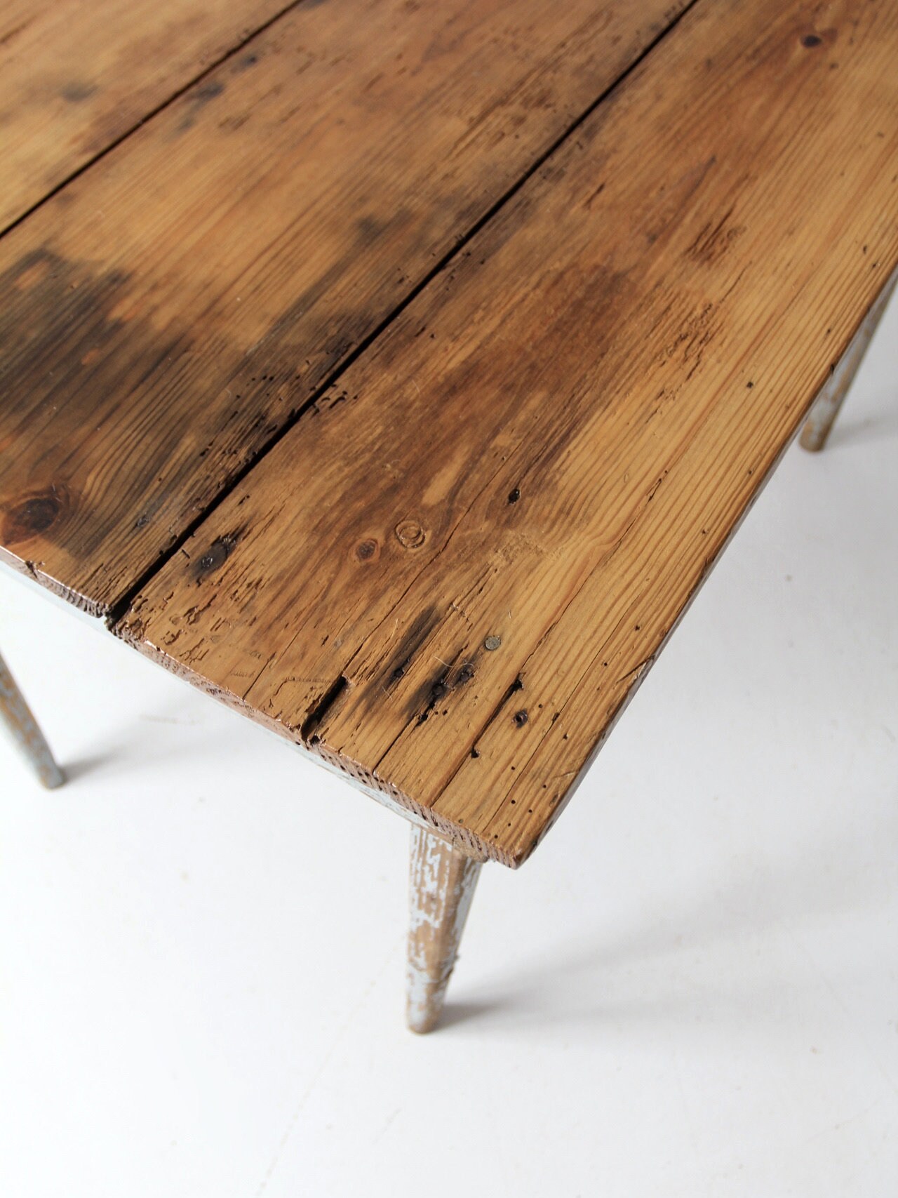 Antique Primitive Side Table - Etsy