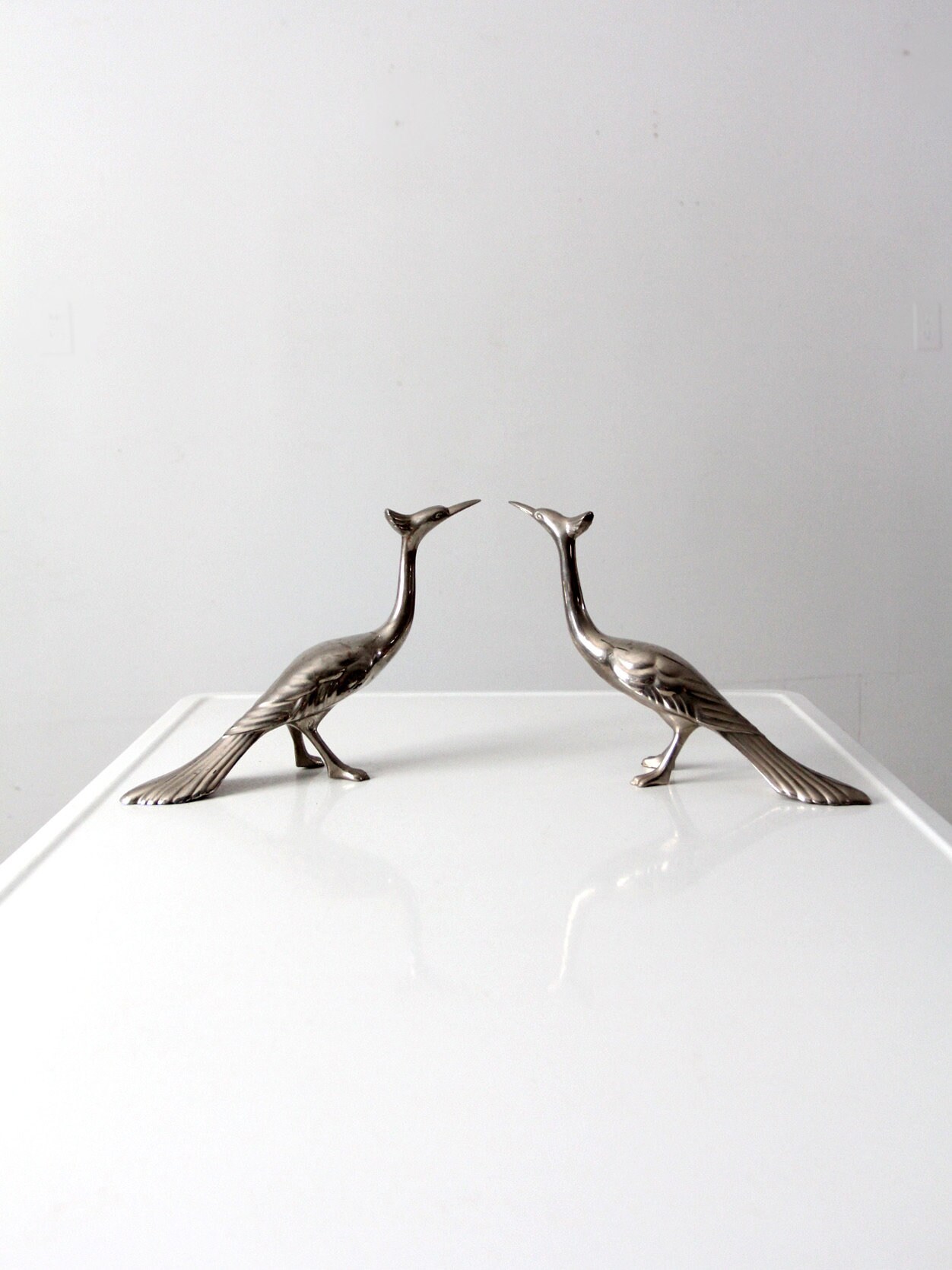 ミッドセンチュリーの孔雀の置物ペア - Etsy 日本