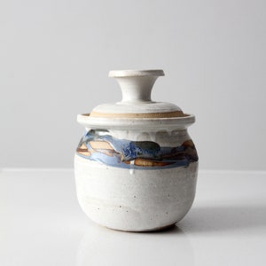 vintage studio pottery jar