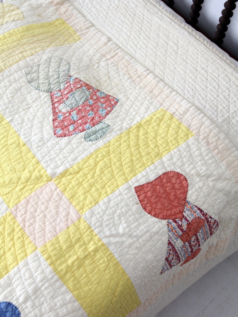 Vintage Sunbonnet Sue 3-Piece Quilted Bedding Set GFTOHD6675 main image 0