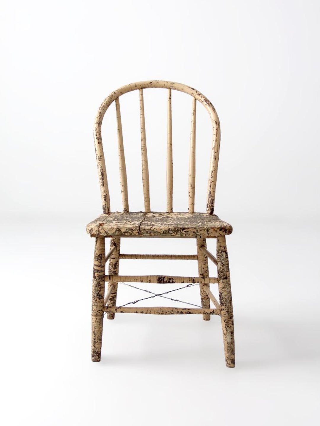 Rustic Spindle Chair Antique Primitive Spindle Back Chair, Rustic Farmhouse Chair - Etsy