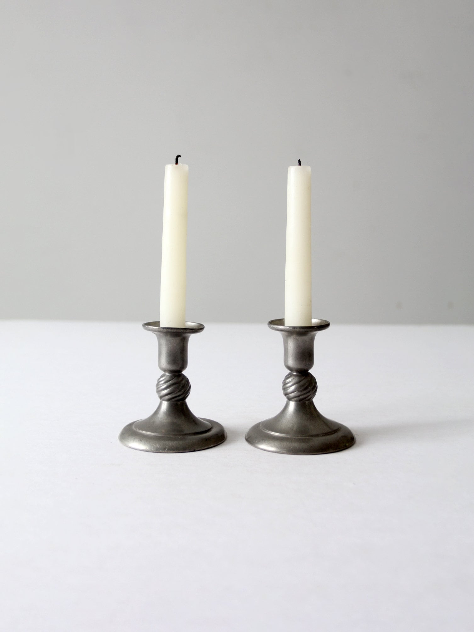 Vintage KMD Royal Holland Pewter Candlestick Holders Pair - Etsy Vintage KMD Royal Holland Pewter Candlestick Holders Pair - Etsy