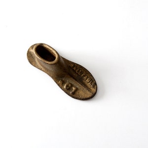 1800s cast iron Malleable shoe form, antique cobbler's shoe last image 2