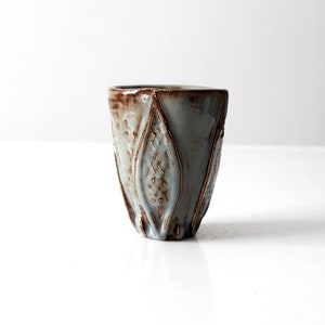 vintage handmade studio pottery vase