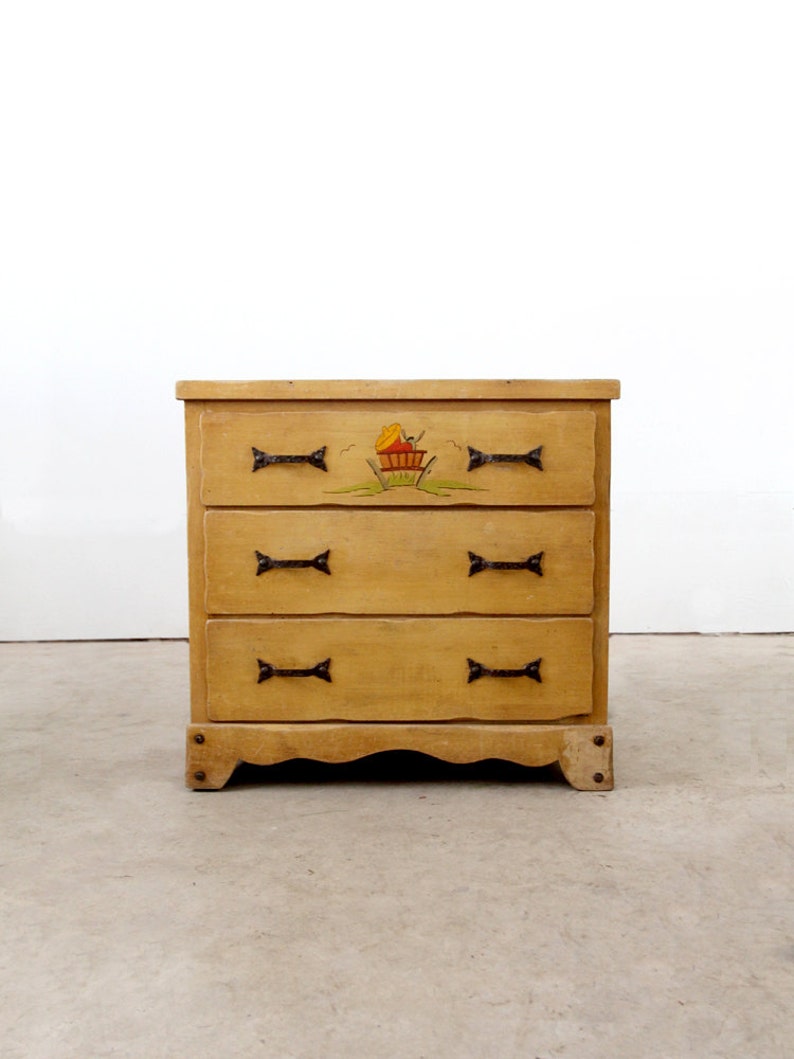 1940s Monterey Dresser, Vintage Dresser image 1