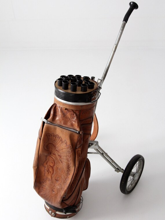 Custom Leather Cart Golf Bag – Ace of Clubs Golf Company