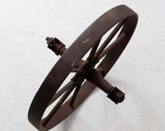 アンティークの鉄の車輪 - Etsy 日本