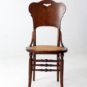 antique cane seat bentwood chair
