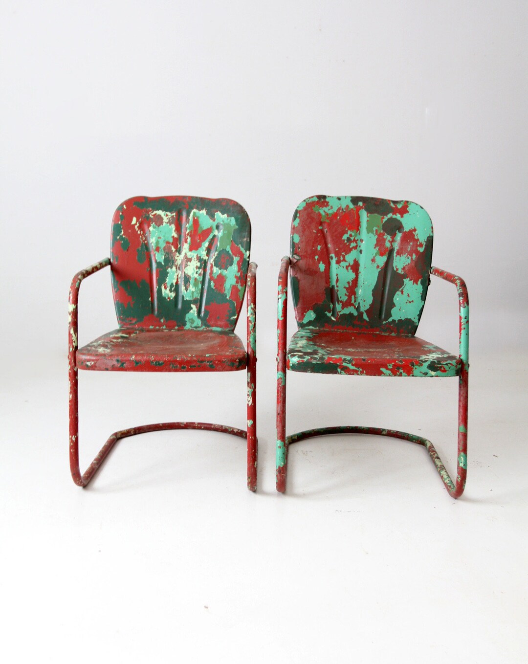 Midcentury Patio Chairs Pair Etsy