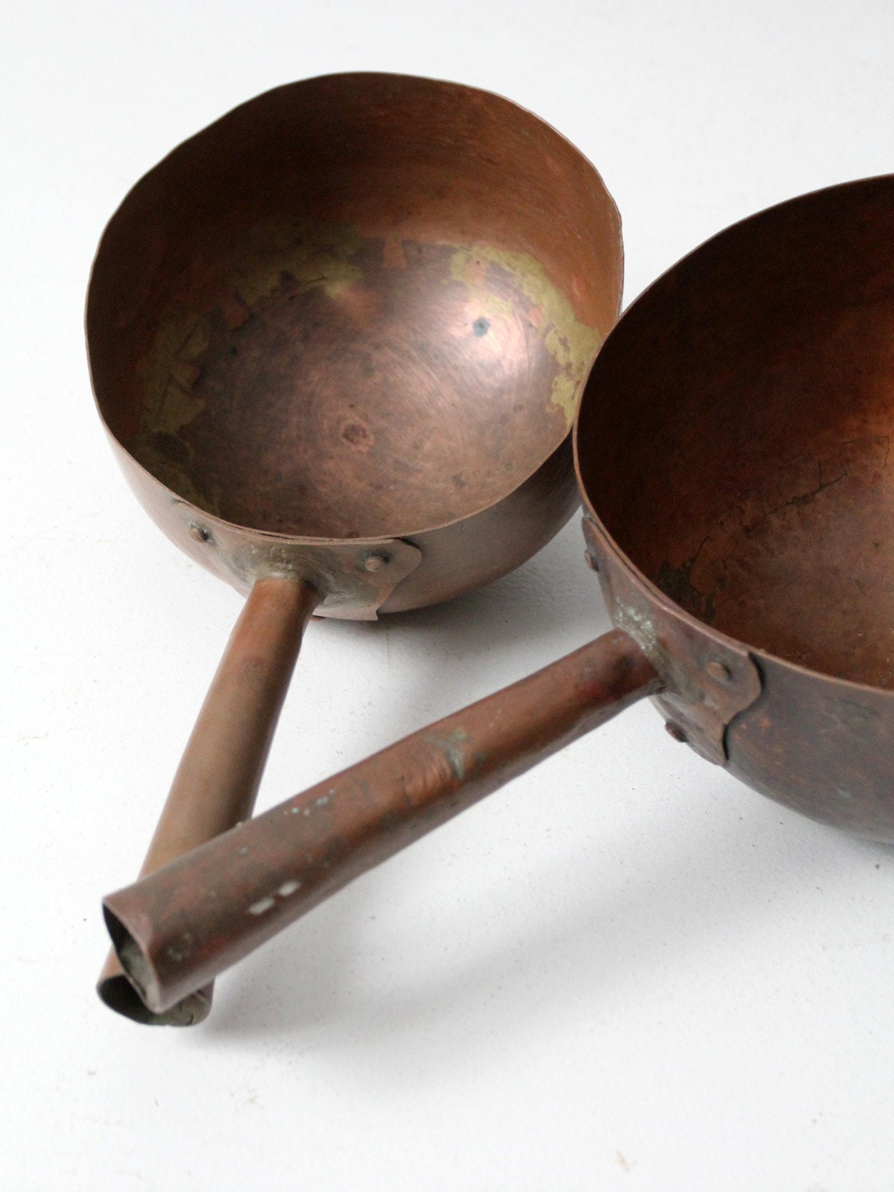 アンティーク銅鍋ペア - Etsy 日本