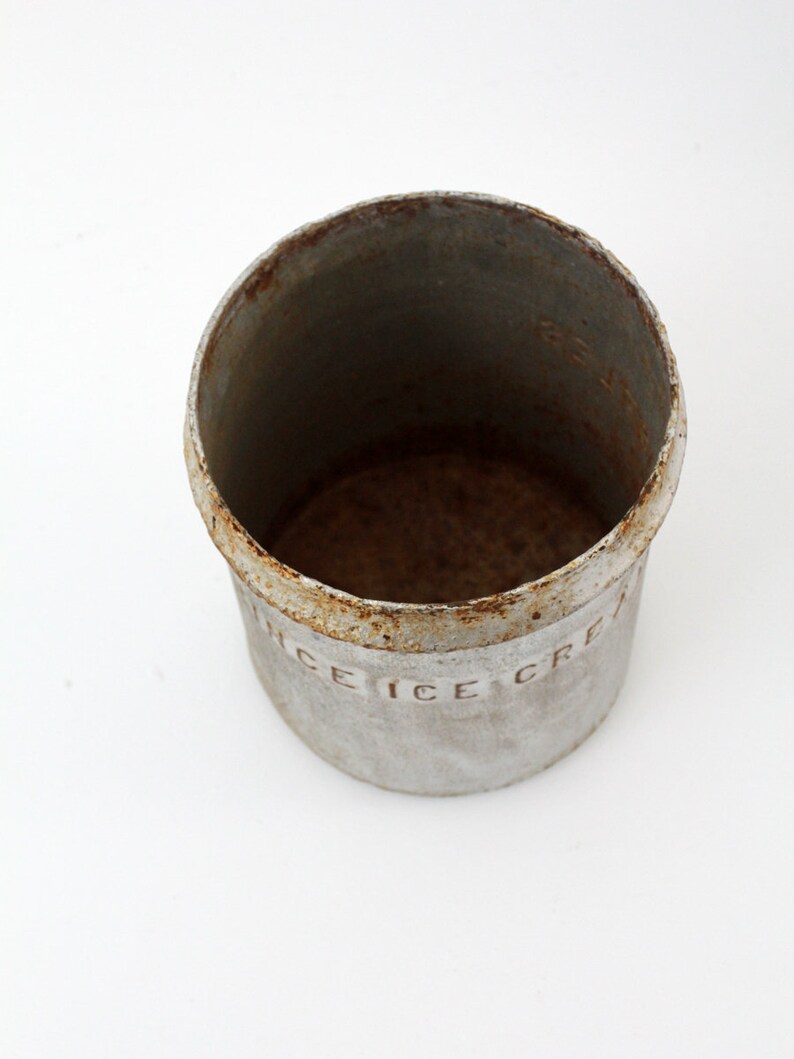 Antique metal ice cream bucket Prince Castles Ice Cream Etsy