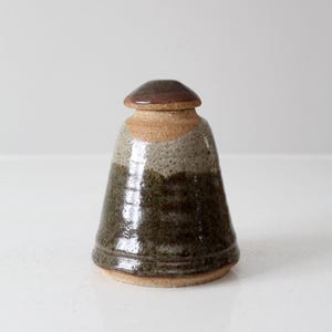 vintage studio pottery jar