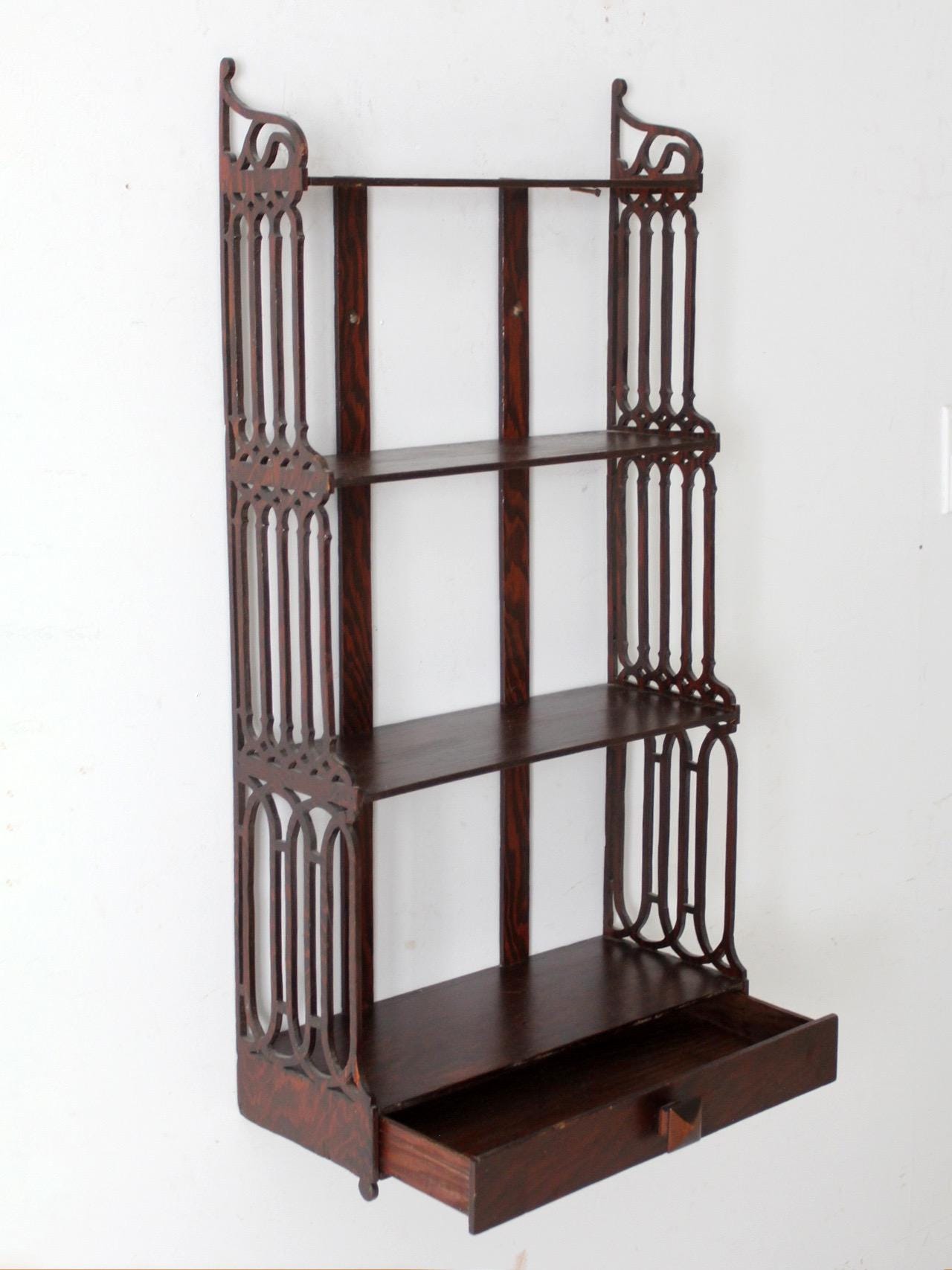 Antique Victorian Era Wall Shelf - Etsy Canada