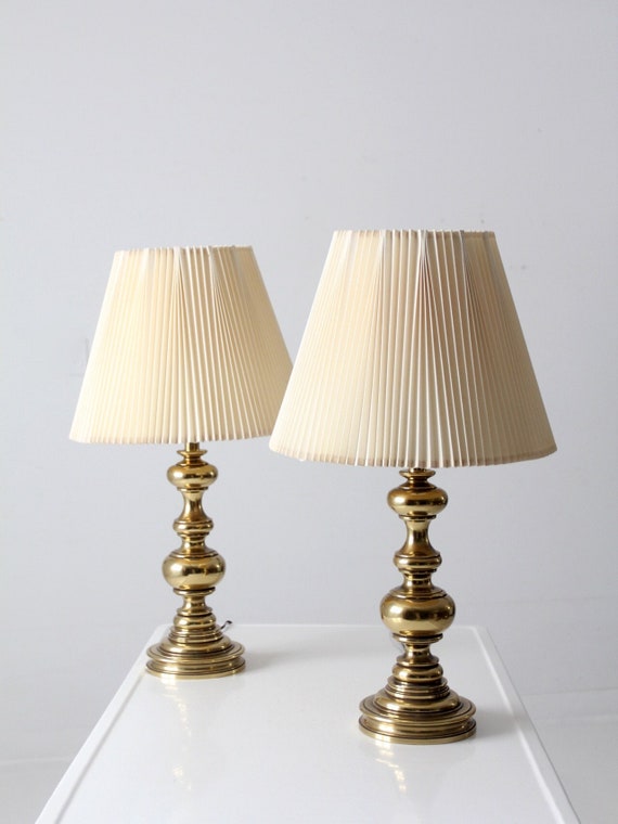 Pair Vintage Stiffel Brass Table Lamps -  Canada