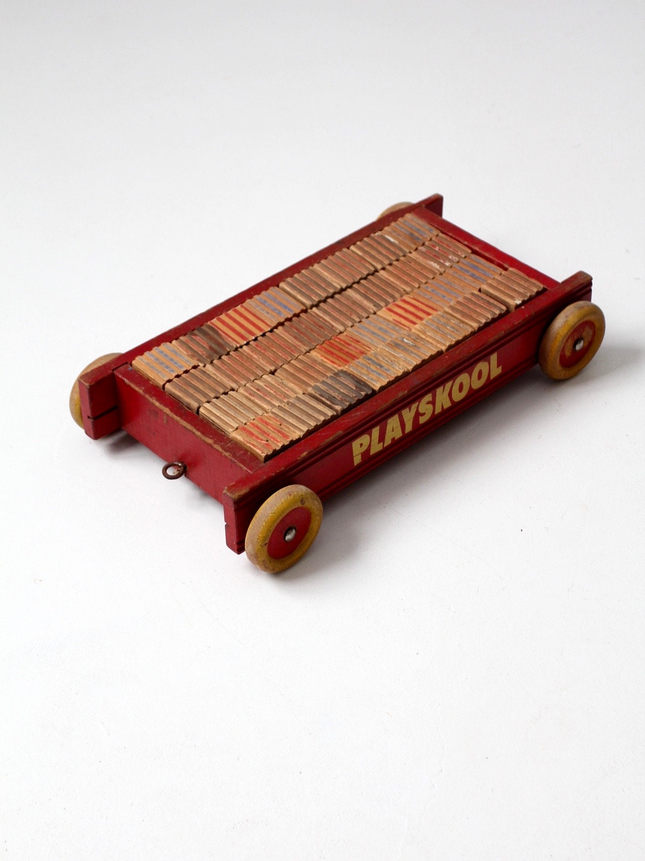 【1976USA vintage】Playskool おもちゃ　ワゴン　プルトイ 1976USA vintage】Playskool おもちゃ ワゴン プルトイ 1976USA