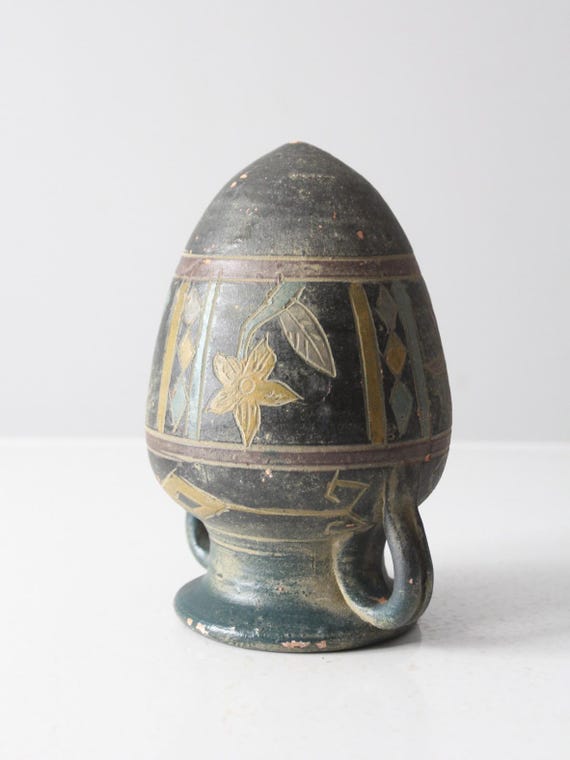 ヴィンテージのアンフォラスタイル南西部の花瓶 - Etsy 日本