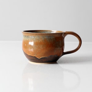 vintage studio pottery mug