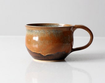 vintage studio pottery mug