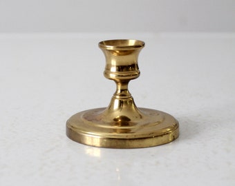 vintage brass candlestick holder