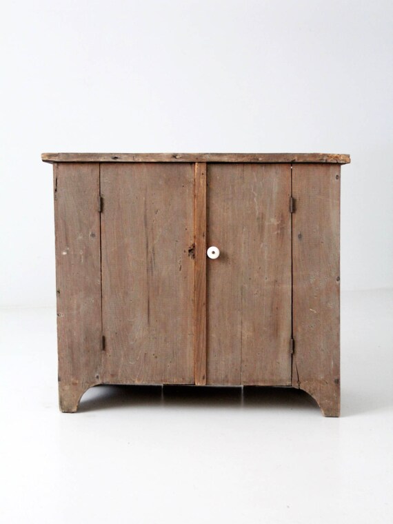 Antique Primitive Cupboard Rustic Wooden Small Cabinet Etsy antique primitive cupboard, rustic wooden small cabinet - Antique Primitive Cupboard Rustic Wooden Small Cabinet Etsy