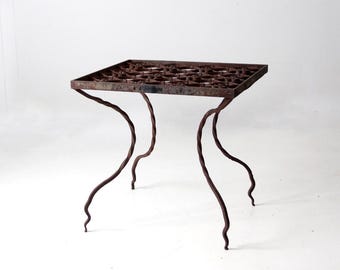 antique wrought iron table