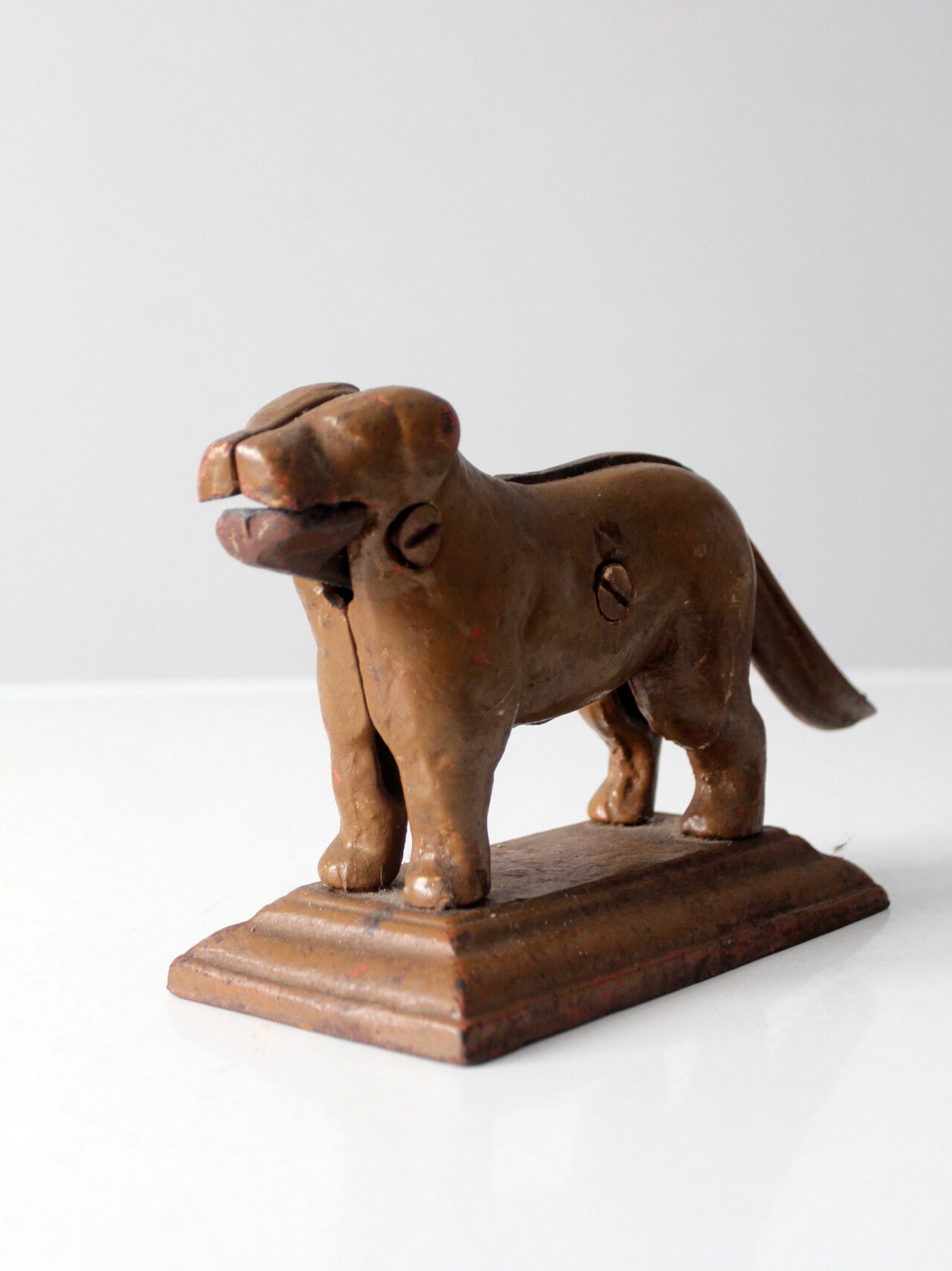 アンティークの塗装された鋳鉄製の犬用ナッツクラッカー - Etsy 日本