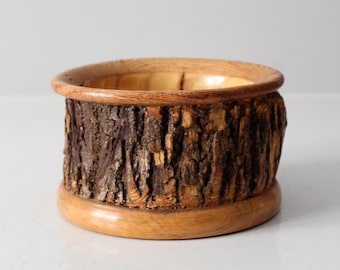 Vintage Holzrindenschale