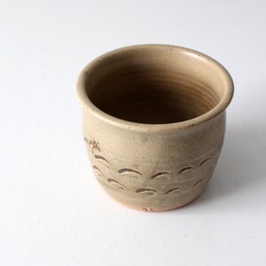 vintage palm tree studio pottery cachepot image 6