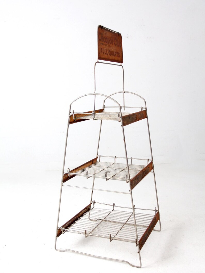 Vintage Cliquot Club Display Rack - Etsy