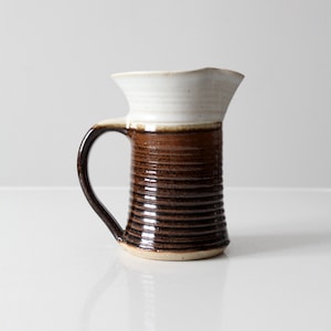 vintage studio pottery pitcher