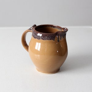 vintage studio pottery pitcher image 6