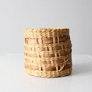 vintage woven basket