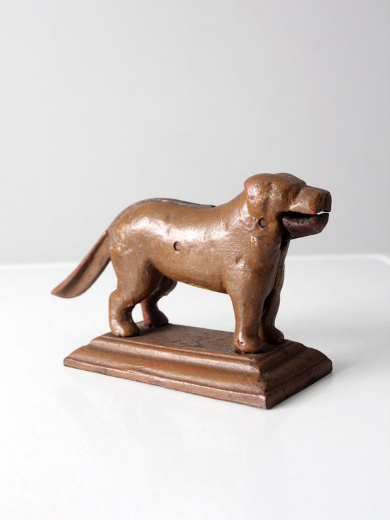 アンティークの塗装された鋳鉄製の犬用ナッツクラッカー - Etsy 日本
