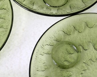 Vintage 70s Indiana Glass Sunburst Snack Set - Etsy